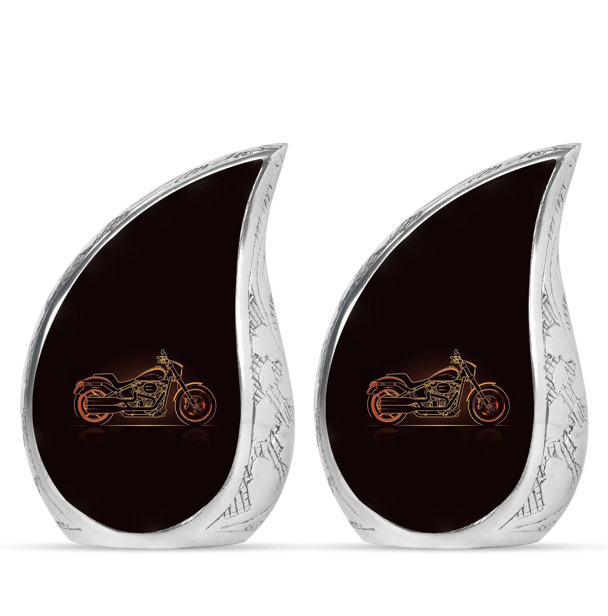 Motorcycle Theme 3 Inch Keepsake Pack of 2