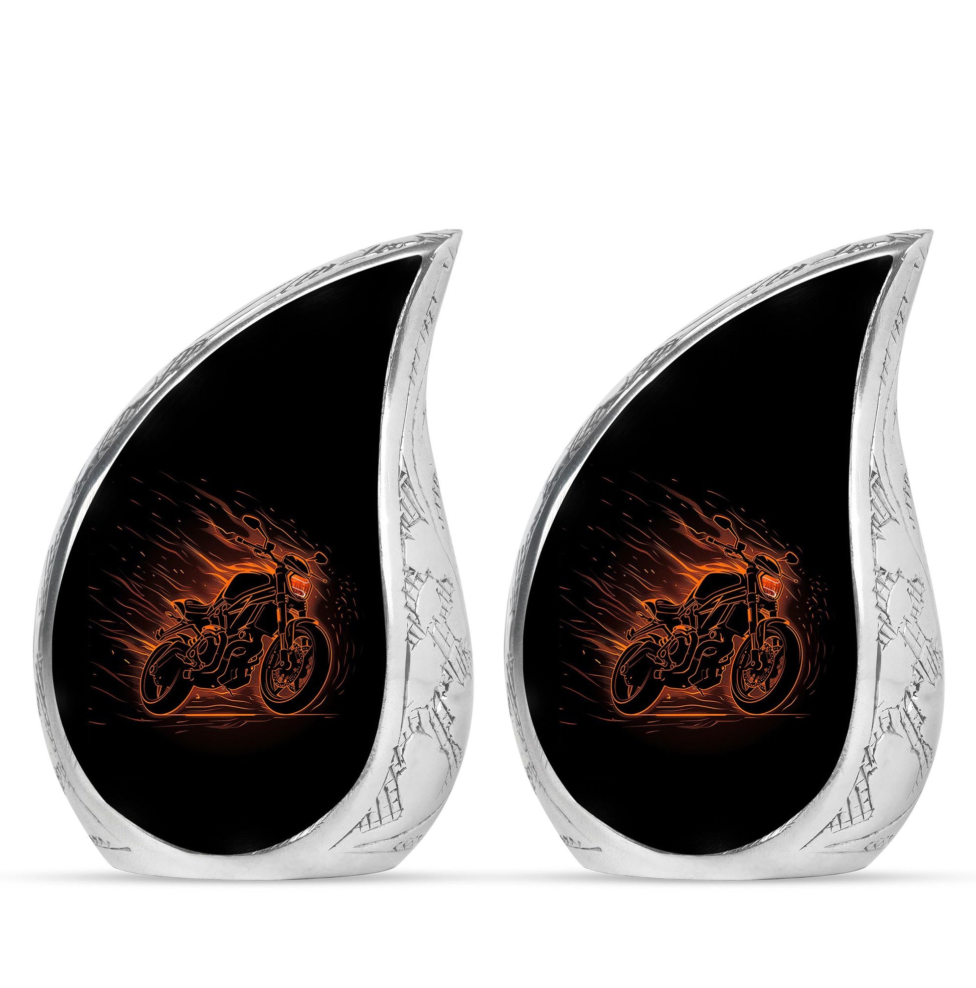 Motorcycle Theme 3 Inch Keepsake Pack of 2