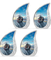 Motorcycle Theme 3 Inch Keepsake Pack of 4