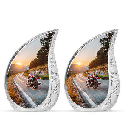 Motorcycle Theme 3 Inch Keepsake Pack of 2