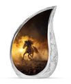 Horse Theme Large Urn 10 Inch