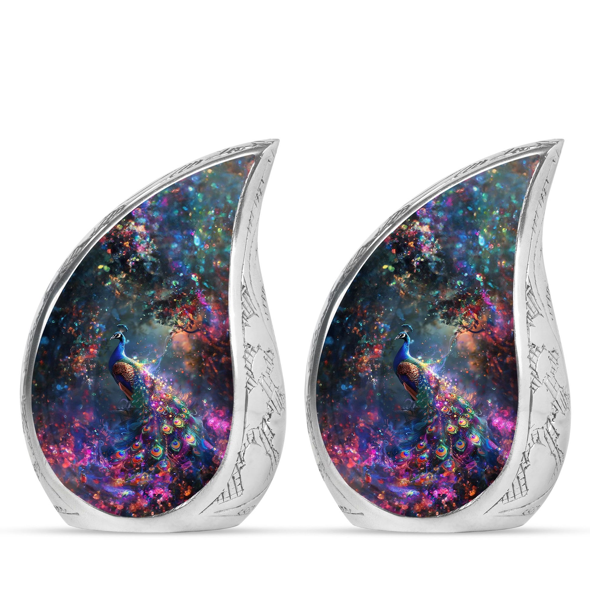 Peacock Theme 3 Inch Keepsake Pack of 2