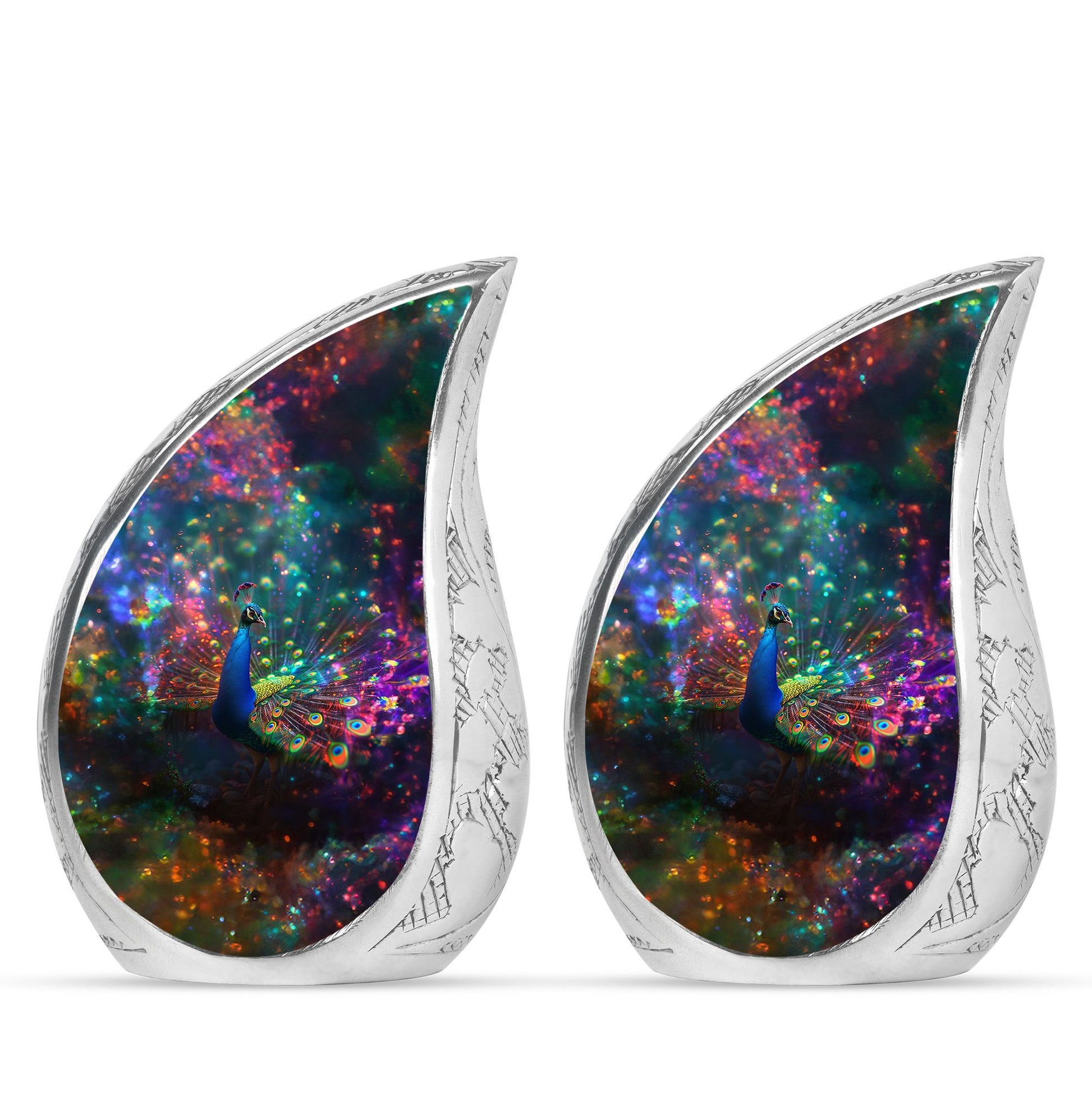 Peacock Theme 3 Inch Keepsake Pack of 2