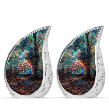 Peacock Theme 3 Inch Keepsake Pack of 2