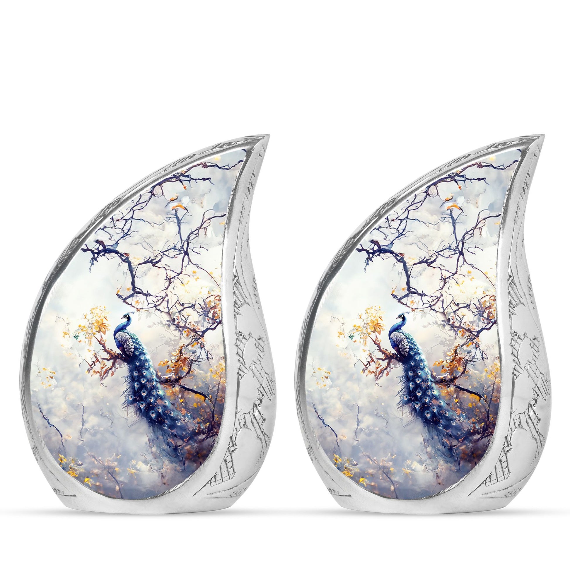 Peacock Theme 3 Inch Keepsake Pack of 2