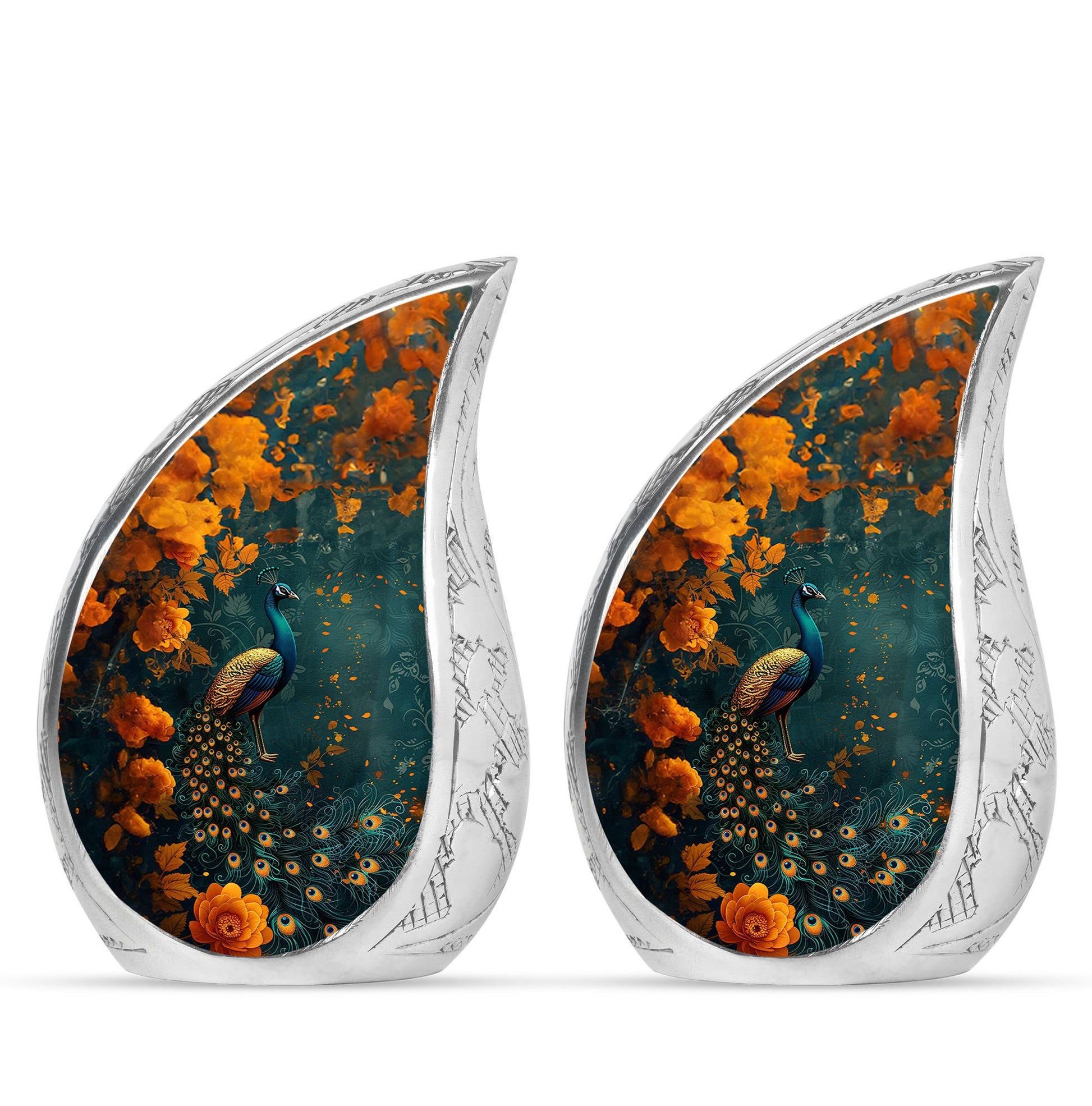 Peacock Theme 3 Inch Keepsake Pack of 2