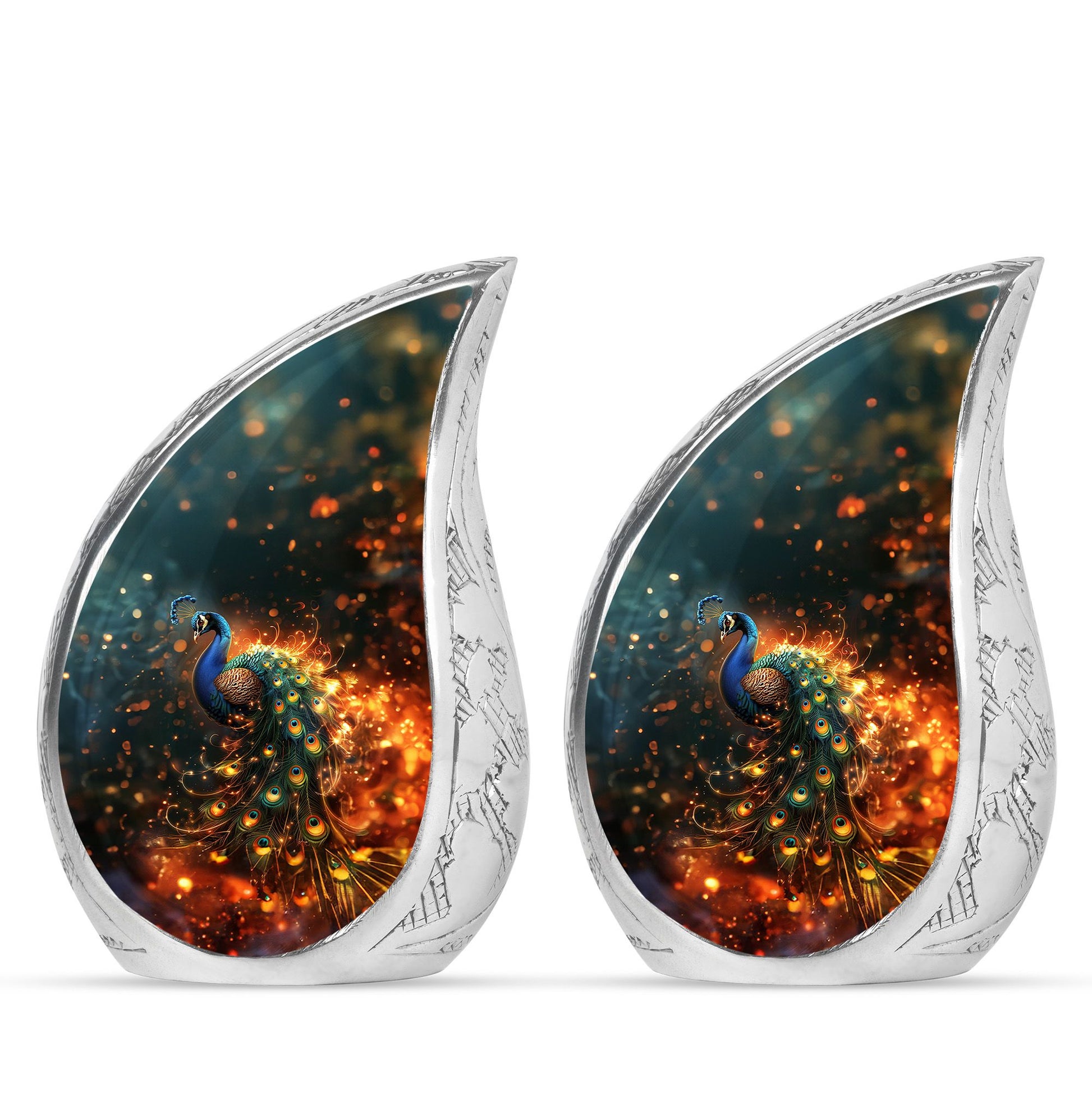 Peacock Theme 3 Inch Keepsake Pack of 2