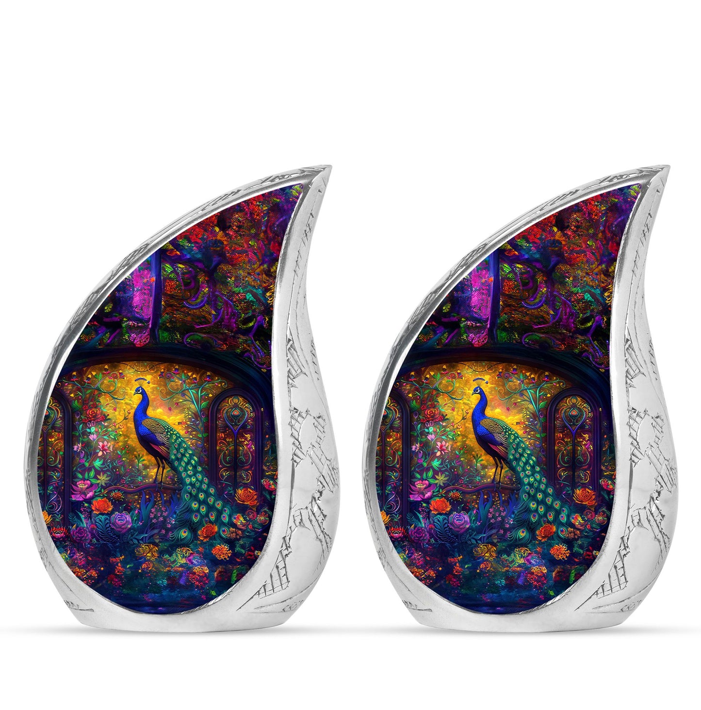 Peacock Theme 3 Inch Keepsake Pack of 2