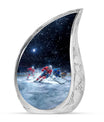 Ice Hockey Theme Large Urn 10 Inch