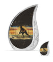 Ice Hockey Theme Large Urn With 1 Keepsake Urn