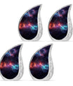 Nebula Galaxy Theme 3 Inch Keepsake Pack of 4