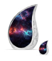 Nebula Galaxy Theme Large Urn With 1 Keepsake Urn