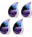 Nebula Galaxy Theme 3 Inch Keepsake Pack of 4