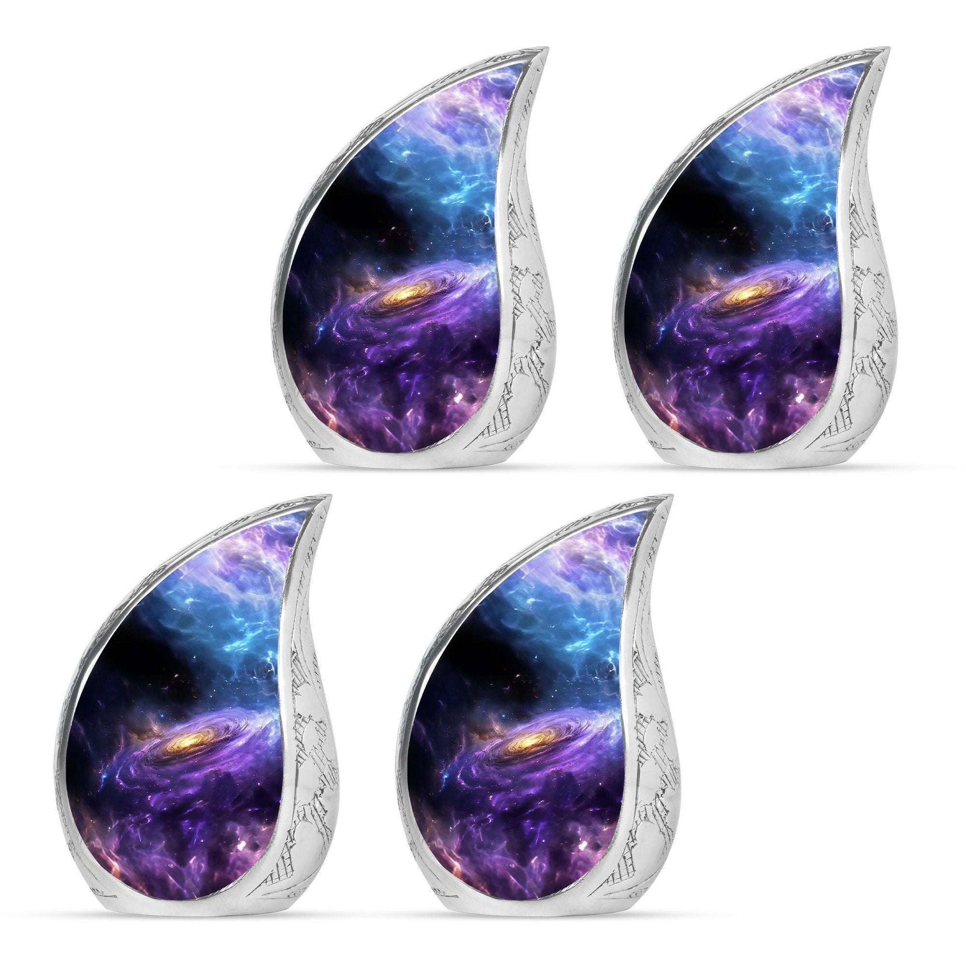 Nebula Galaxy Theme 3 Inch Keepsake Pack of 4