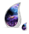 Nebula Galaxy Theme Large Urn With 1 Keepsake Urn
