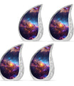 Nebula Galaxy Theme 3 Inch Keepsake Pack of 4