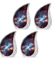 Nebula Galaxy Theme 3 Inch Keepsake Pack of 4