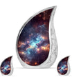 Nebula Galaxy Theme Large Urn With 2 Keepsake Urn