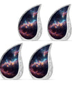Nebula Galaxy Theme 3 Inch Keepsake Pack of 4