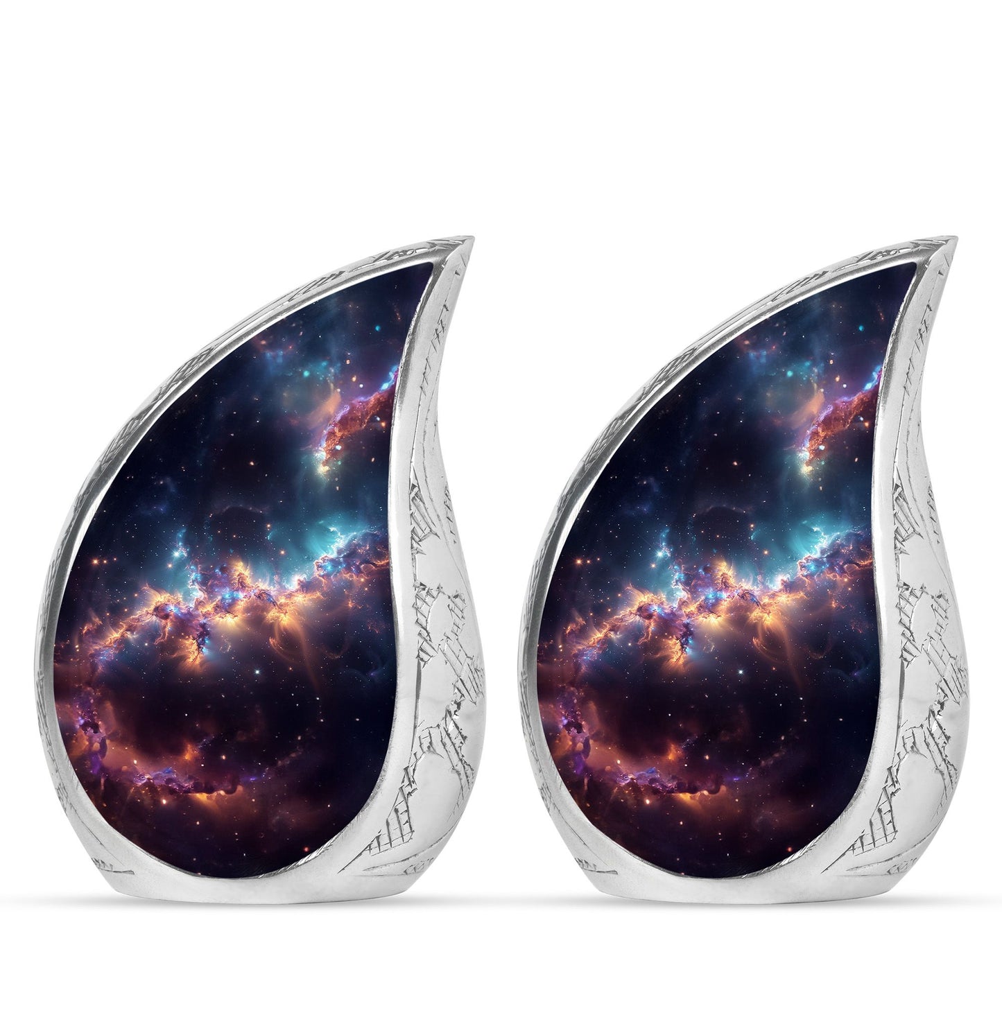 Nebula Galaxy Theme 3 Inch Keepsake Pack of 2