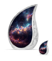 Nebula Galaxy Theme Large Urn With 1 Keepsake Urn