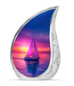 Sail Boat Theme Large Urn 10 Inch