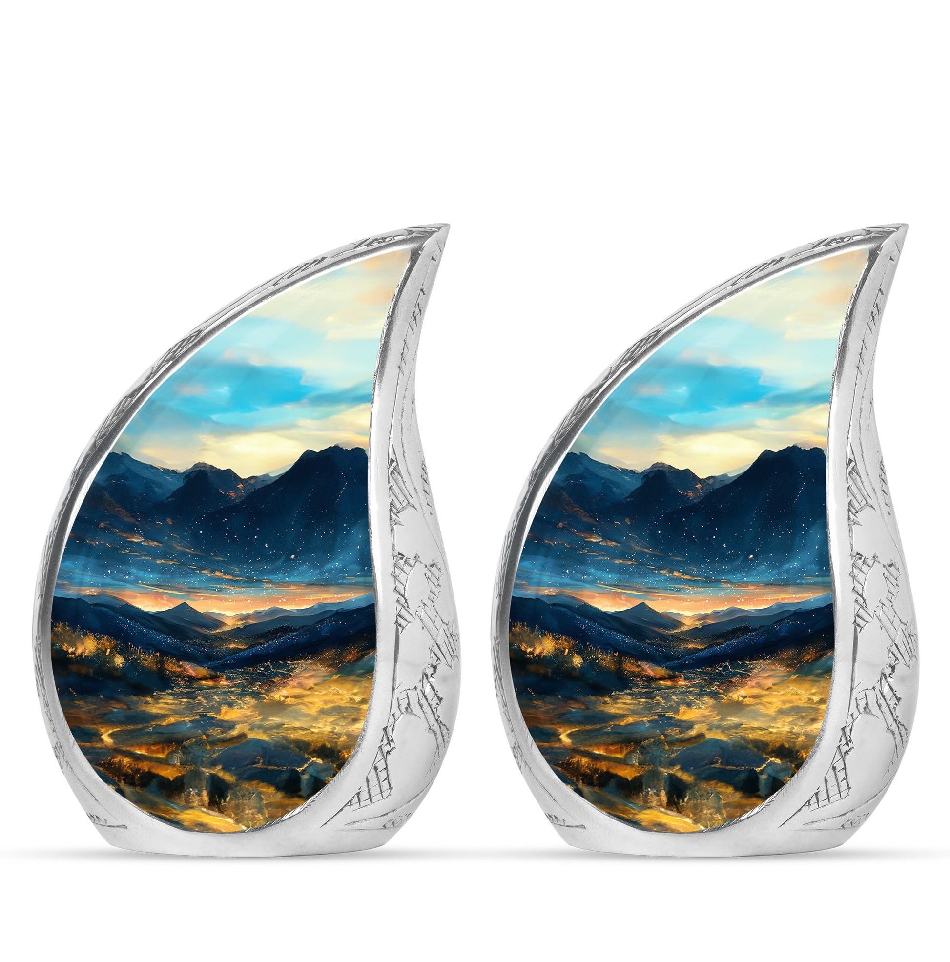 Starry Night Theme 3 Inch Keepsake Pack of 2