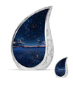 Starry Night Theme Large Urn With 1 Keepsake Urn