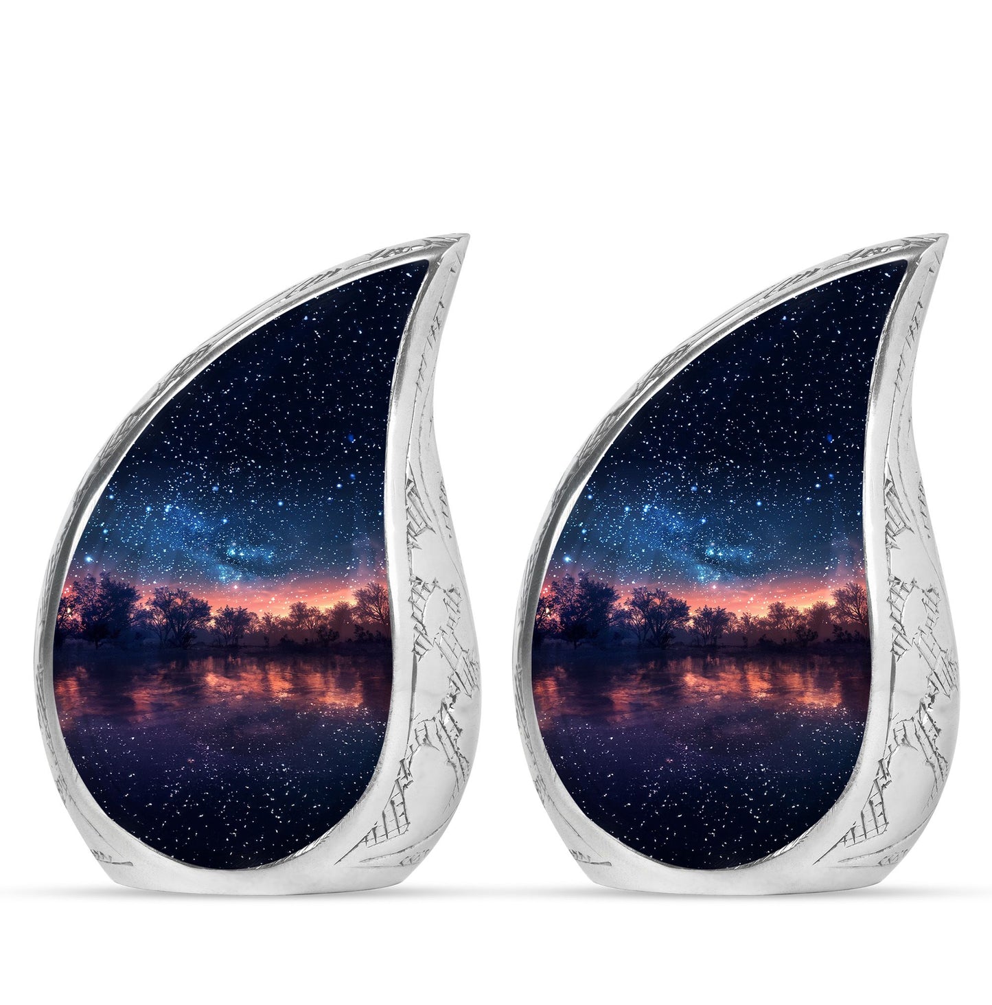 Starry Night Theme 3 Inch Keepsake Pack of 2