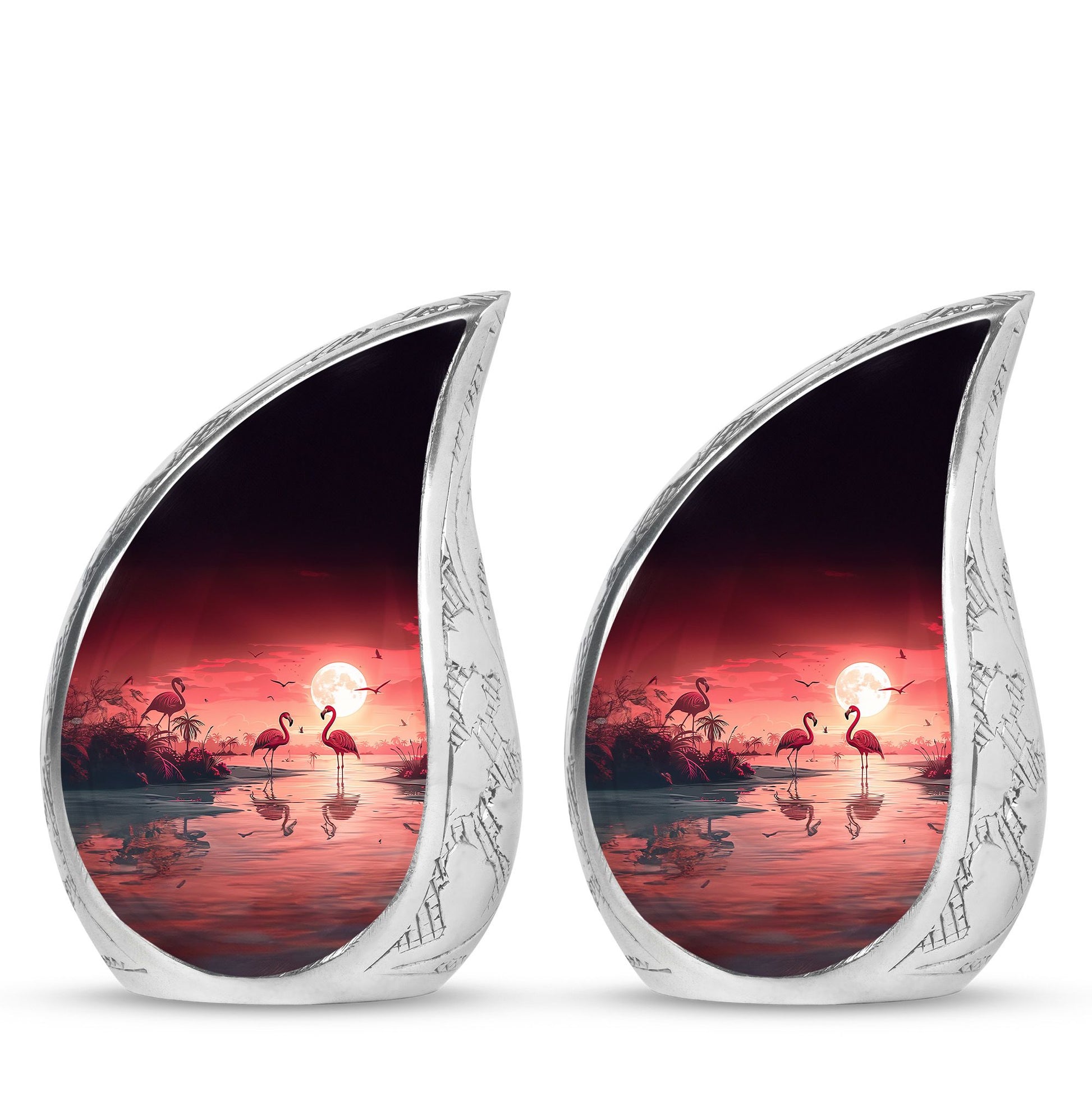 Flamingo Theme 3 Inch Keepsake Pack of 2