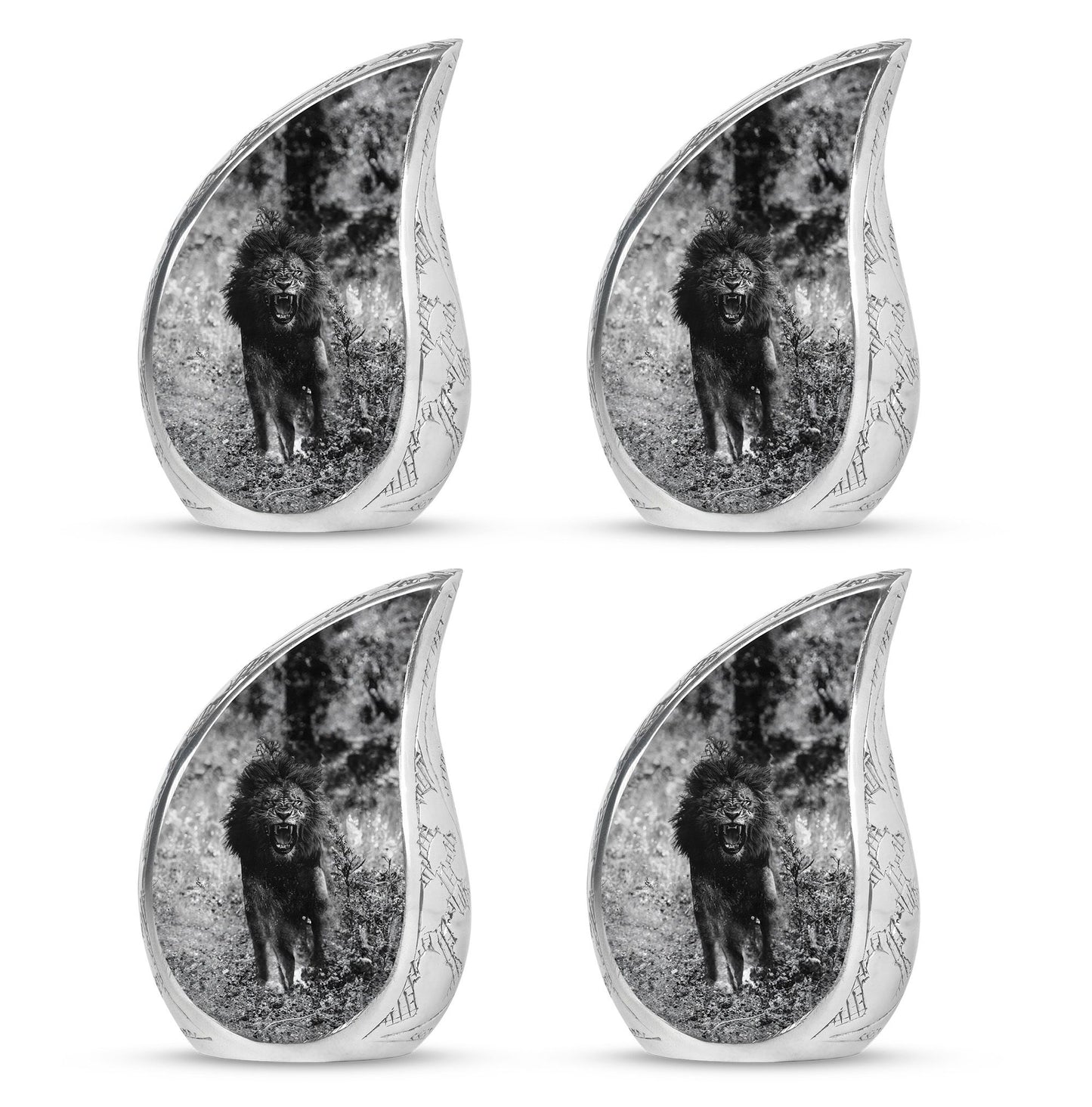 Lion Theme 3 Inch Keepsake Pack of 4
