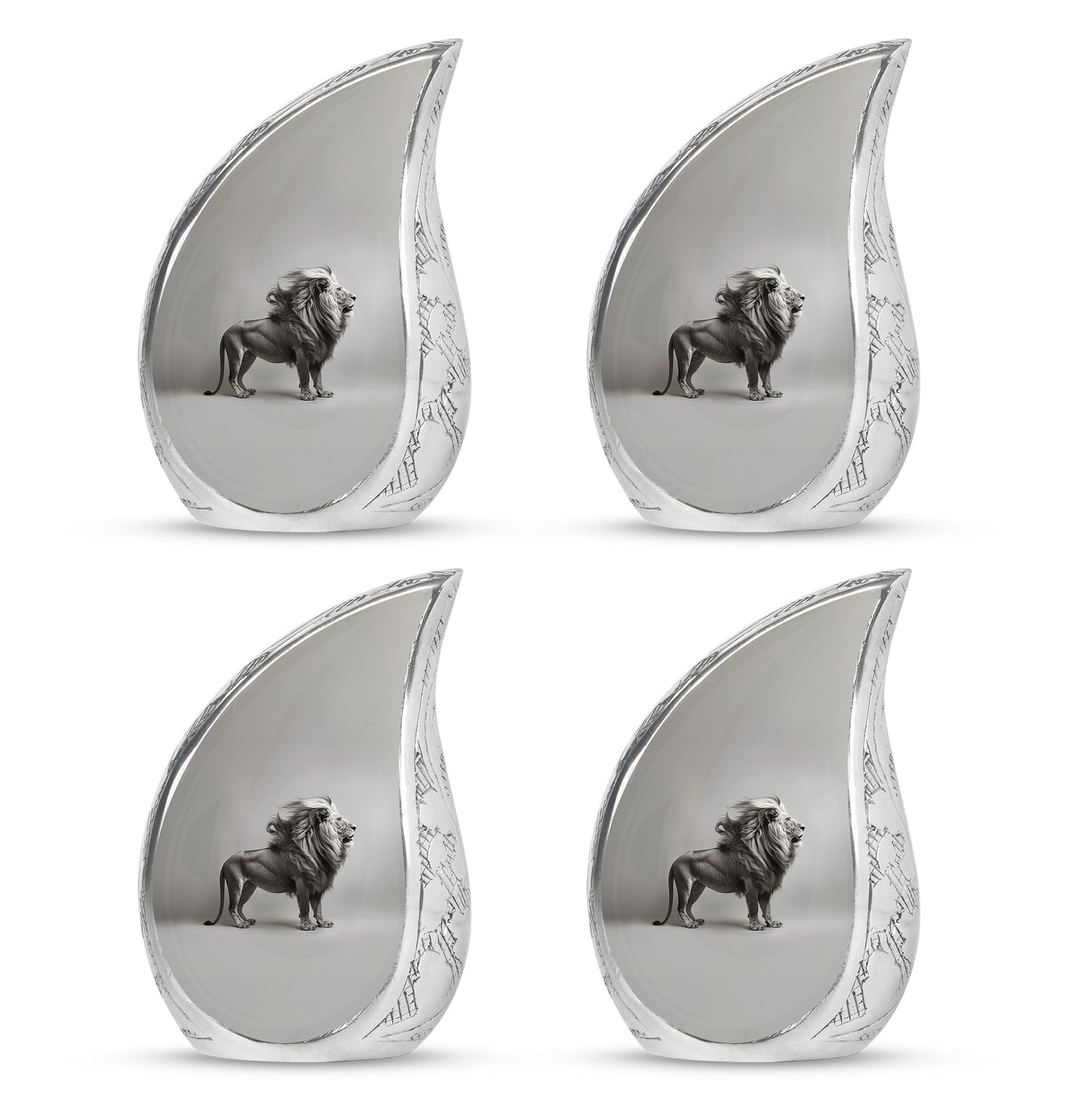 Lion Theme 3 Inch Keepsake Pack of 4