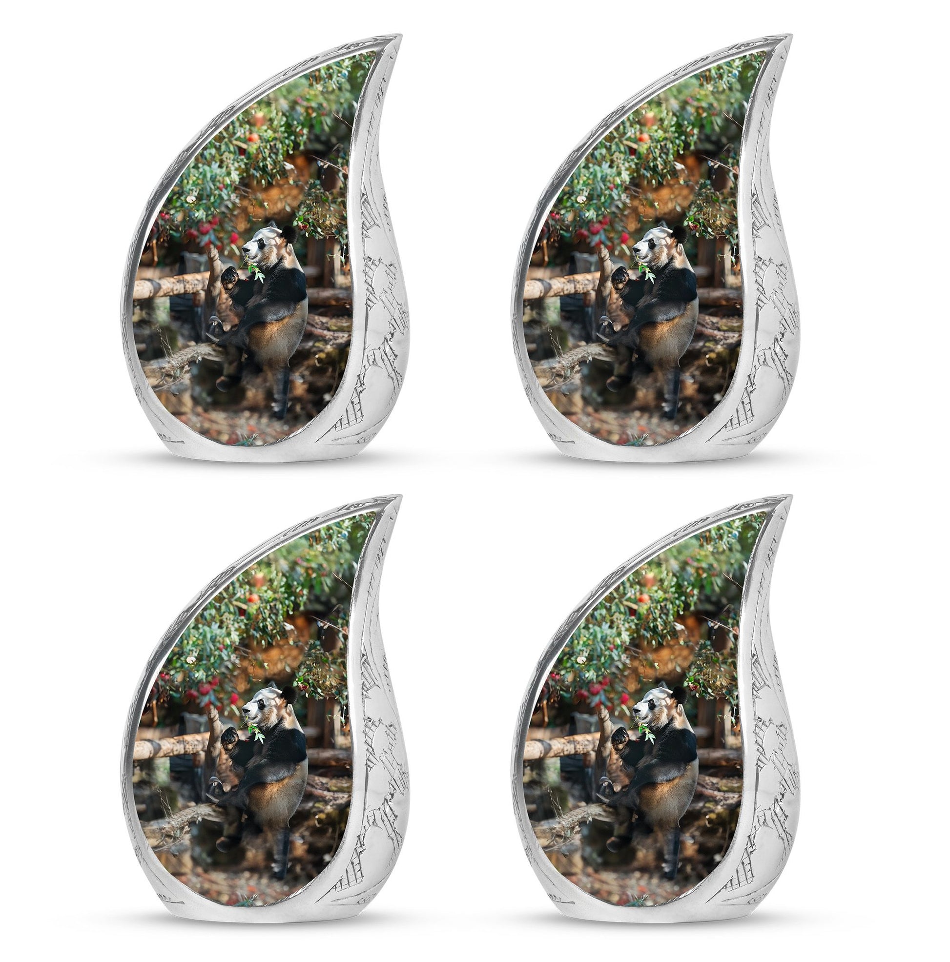 Panda Theme 3 Inch Keepsake Pack of 4