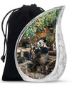 Panda Theme Large Urn 10 Inch