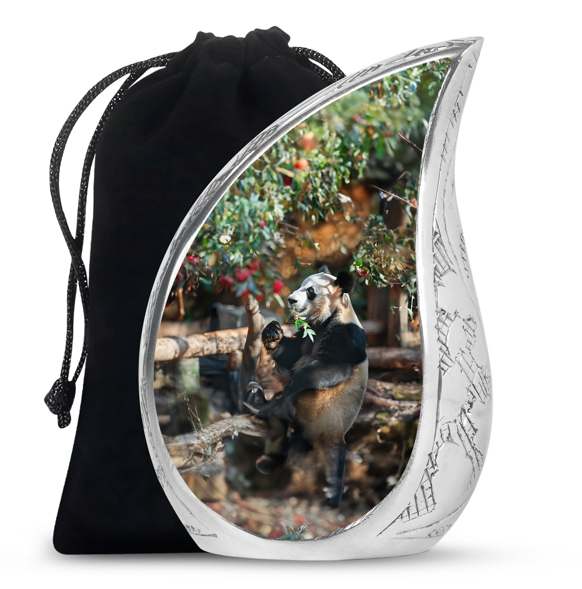 Panda Theme Large Urn 10 Inch