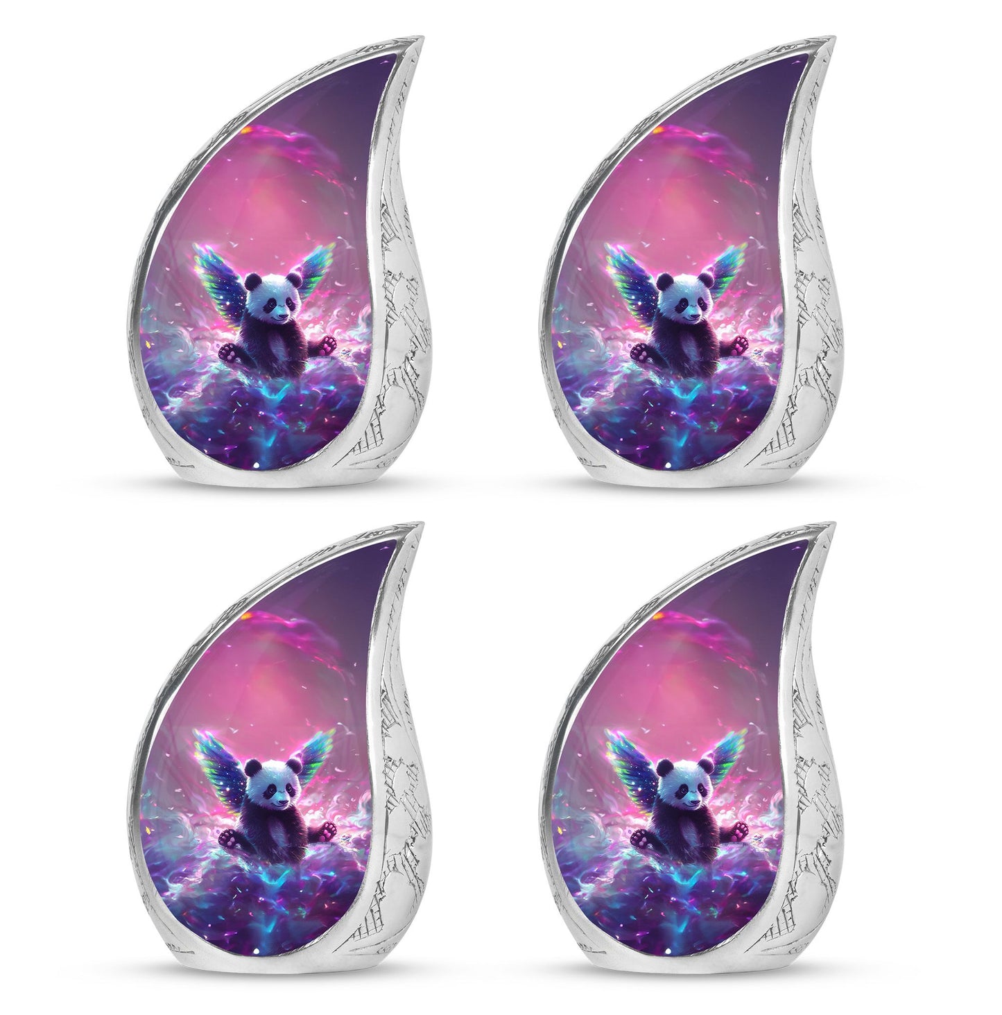Panda Theme 3 Inch Keepsake Pack of 4