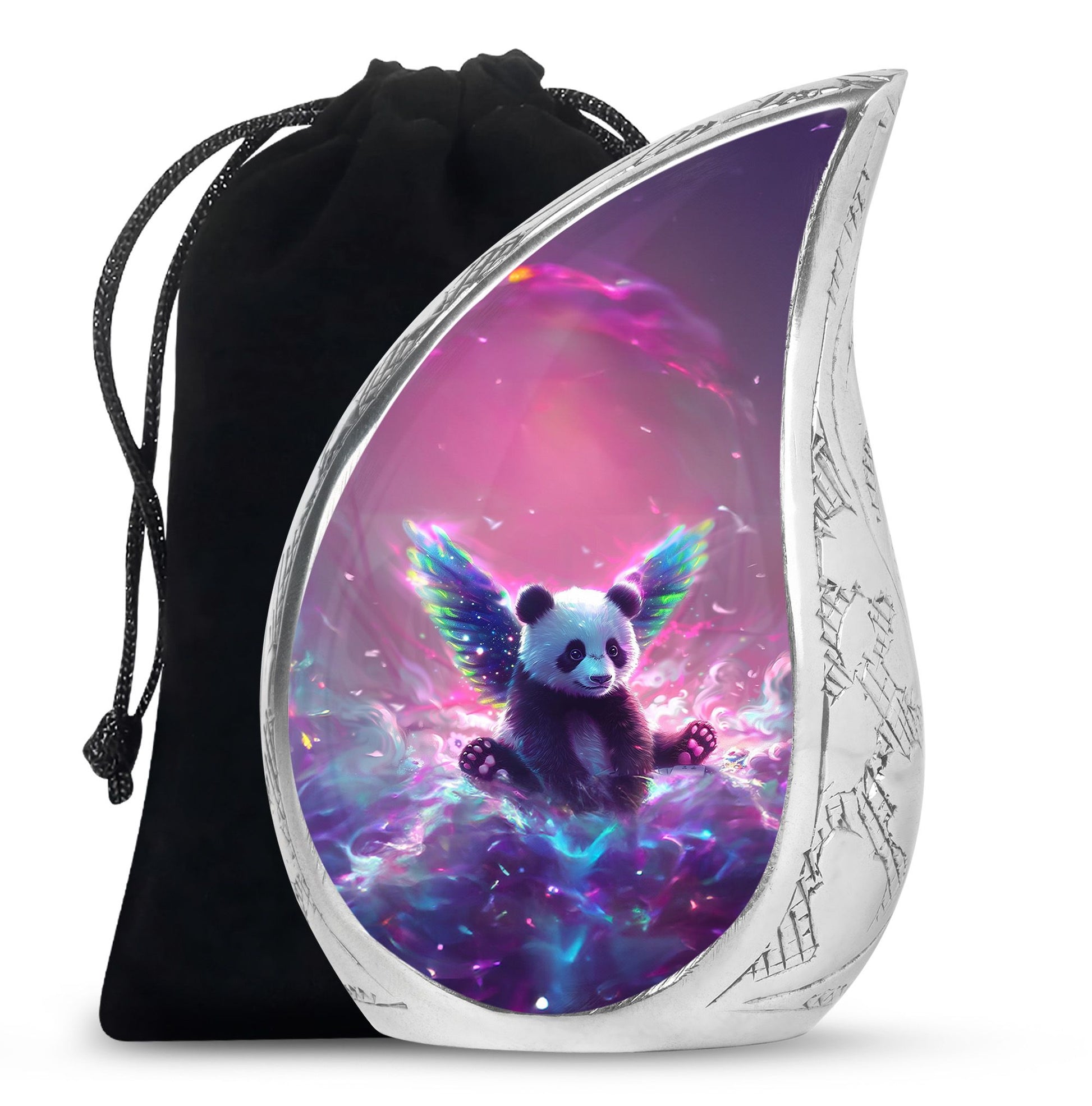 Panda Theme Large Urn 10 Inch