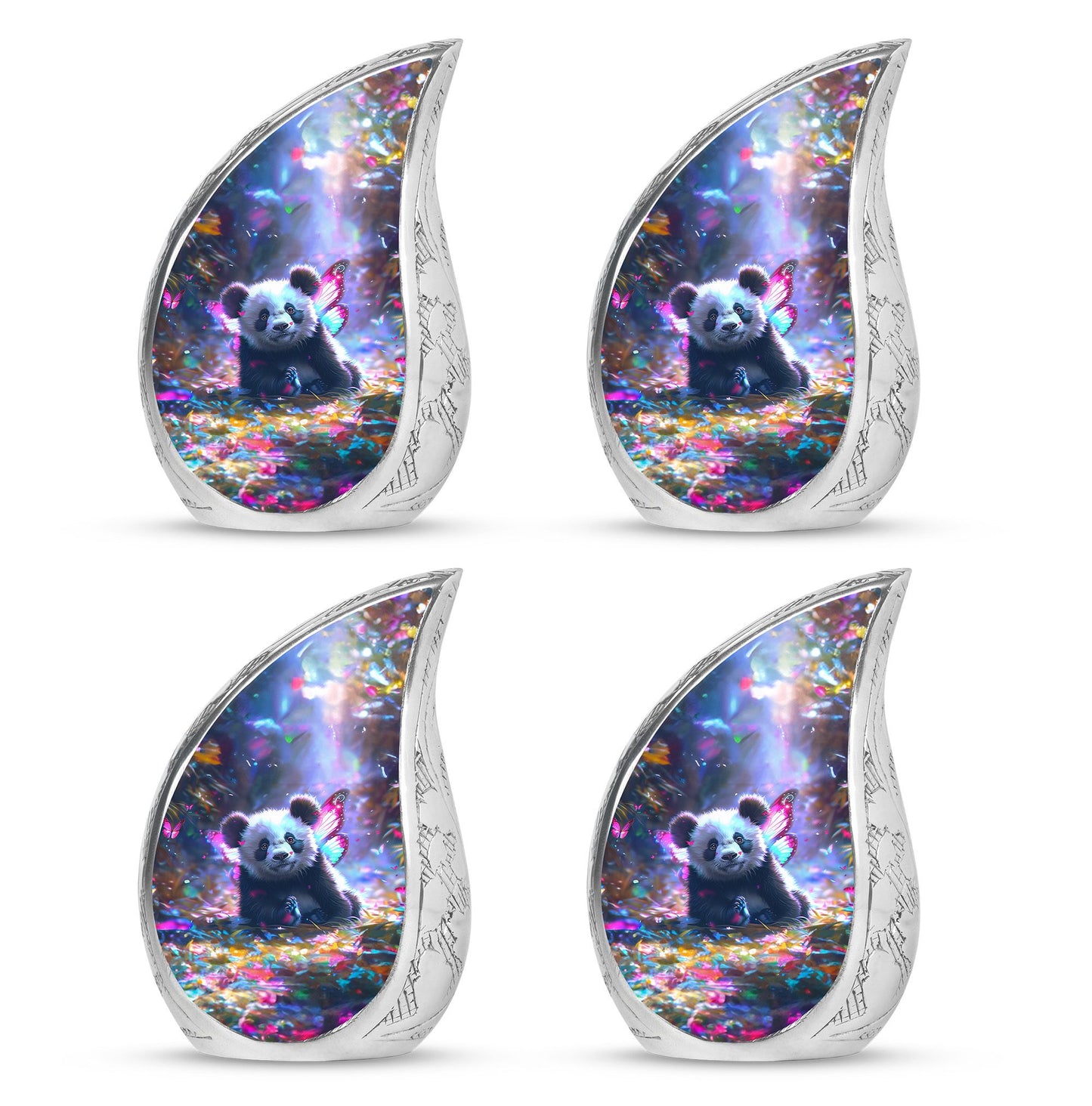 Panda Theme 3 Inch Keepsake Pack of 4