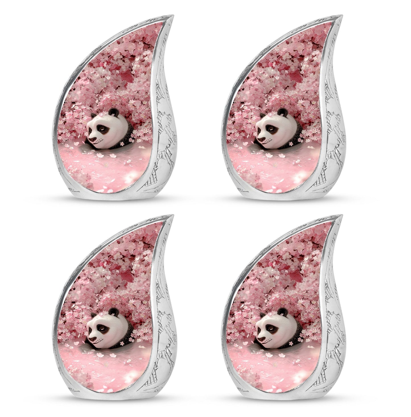 Panda Theme 3 Inch Keepsake Pack of 4