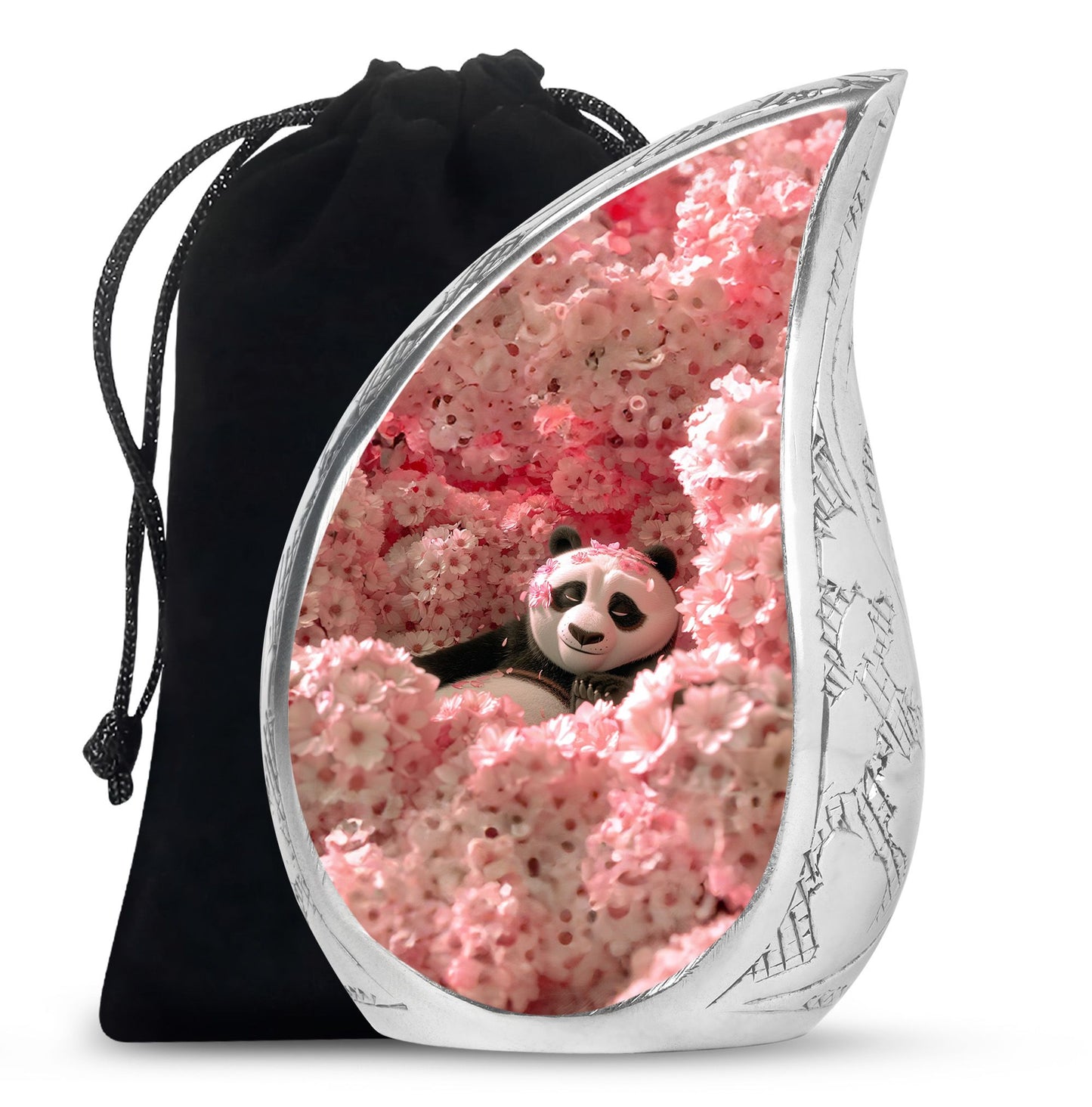 Panda Theme Large Urn 10 Inch