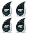 Polar Bear Theme 3 Inch Keepsake Pack of 4