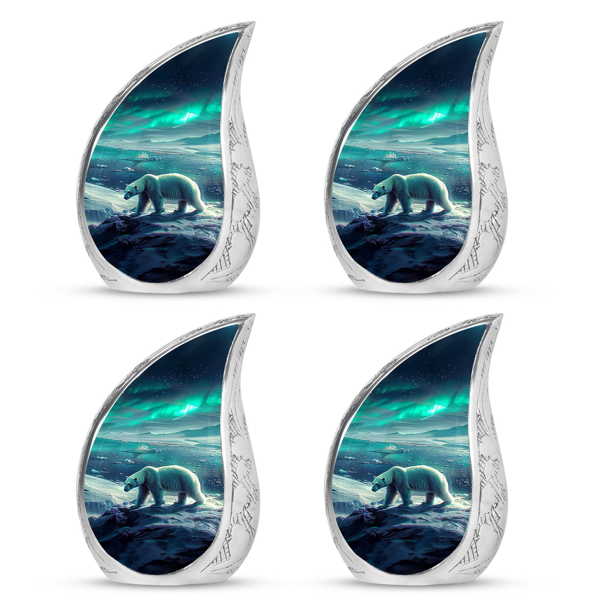 Polar Bear Theme 3 Inch Keepsake Pack of 4