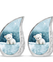 Polar Bear Theme 3 Inch Keepsake Pack of 2