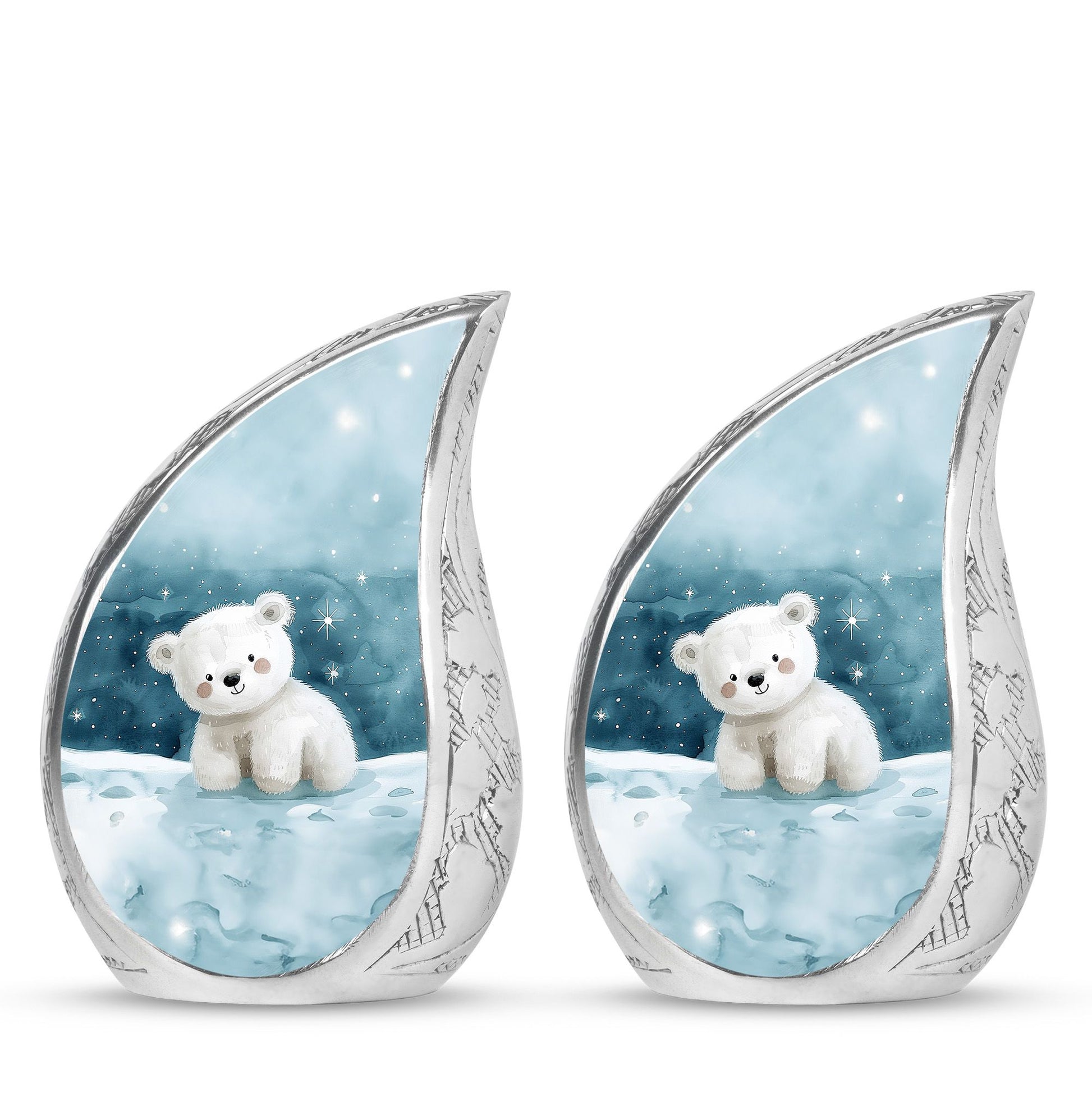 Polar Bear Theme 3 Inch Keepsake Pack of 2