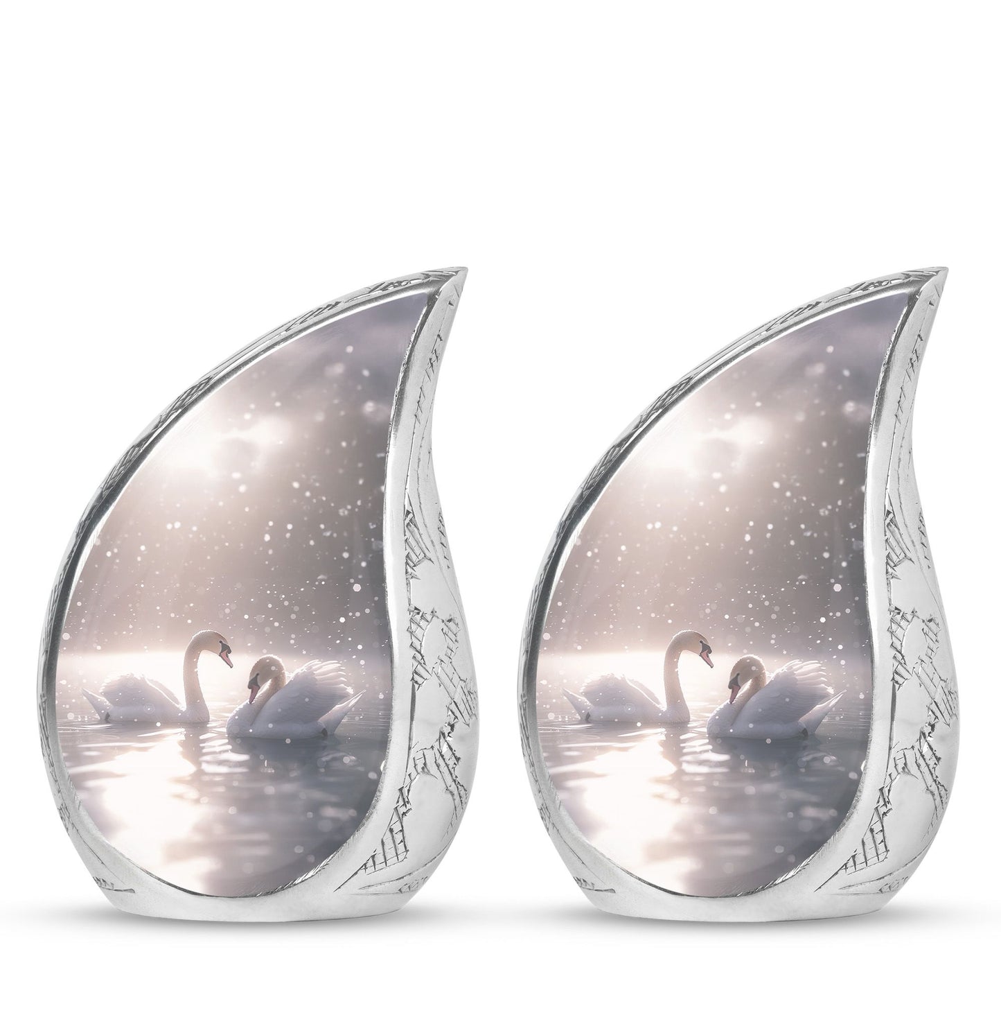 Swan Theme 3 Inch Keepsake Pack of 2