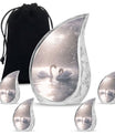 Swan Theme Large Urn With 4 Keepsake Urn
