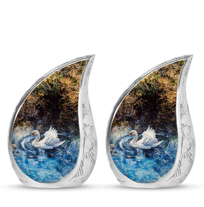 Swan Theme 3 Inch Keepsake Pack of 2