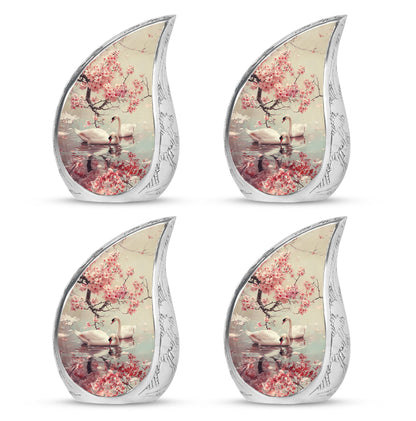 Swan Theme 3 Inch Keepsake Pack of 4