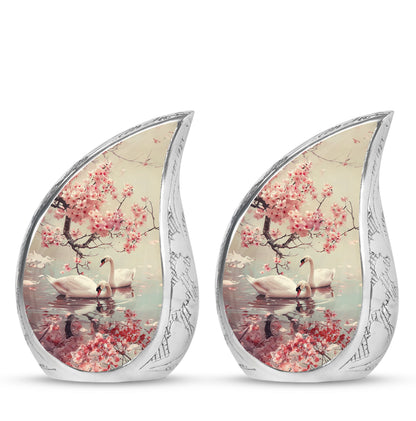 Swan Theme 3 Inch Keepsake Pack of 2