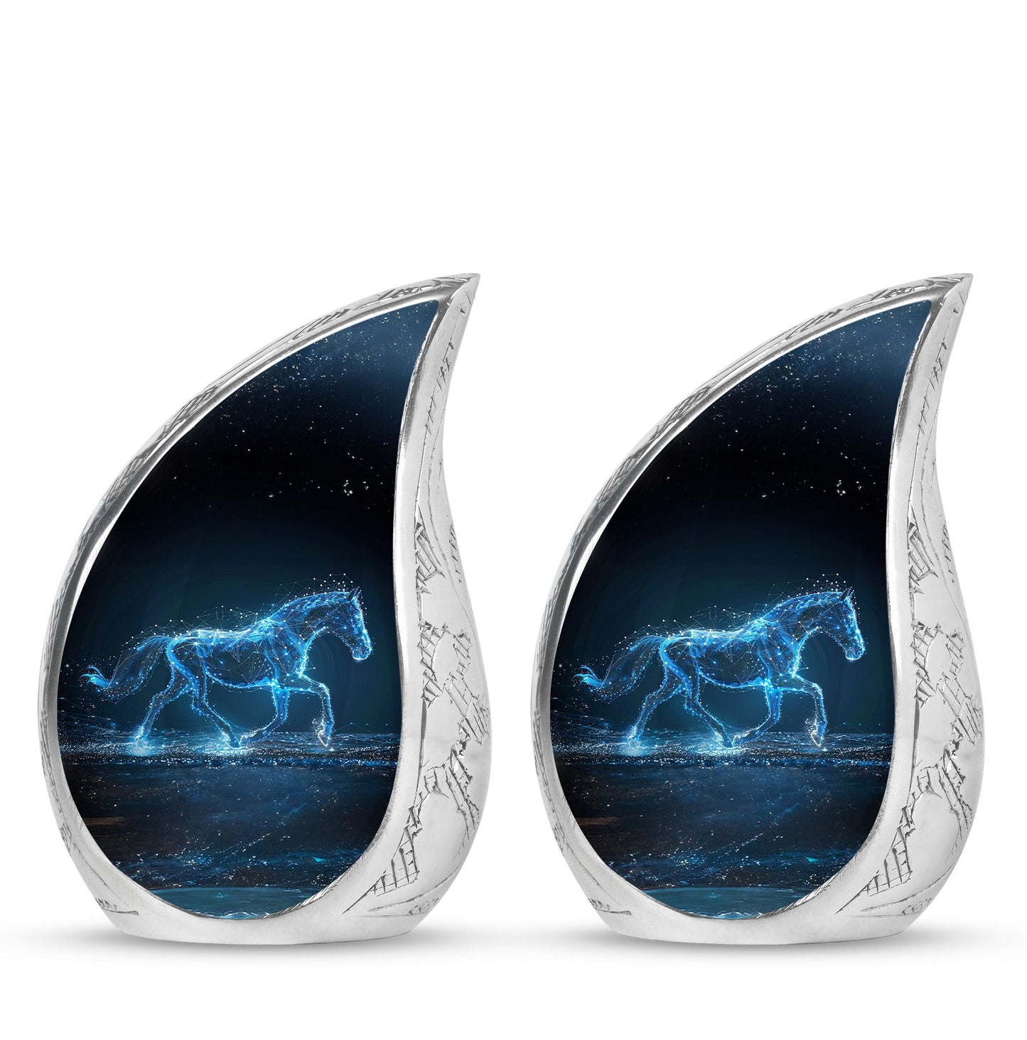 Runing Horse Theme 3 Inch Keepsake Pack of 2